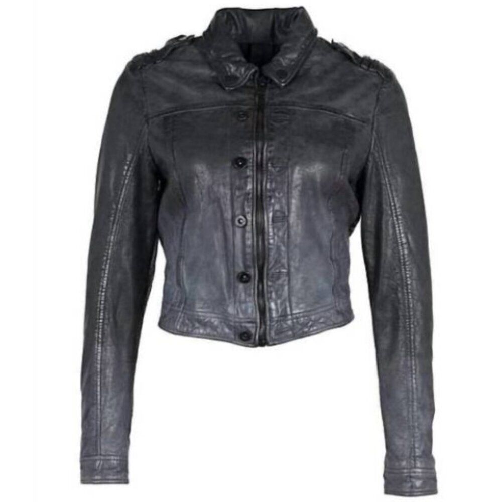 MAURITIUS Faira Lamb Leather Jacket – Black (Size S, NWT) - Picture 5 of 13